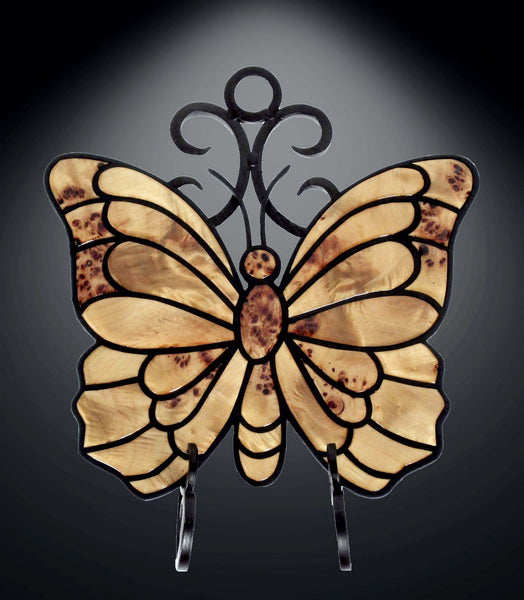 Butterfly Exotic Wood Mosaic